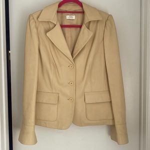 Leather Ann Taylor LOFT blazer jacket